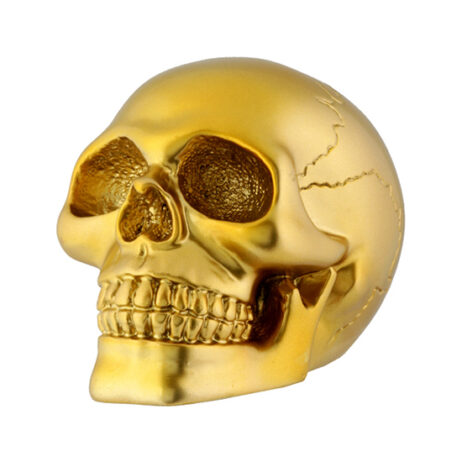 23910 gold skull