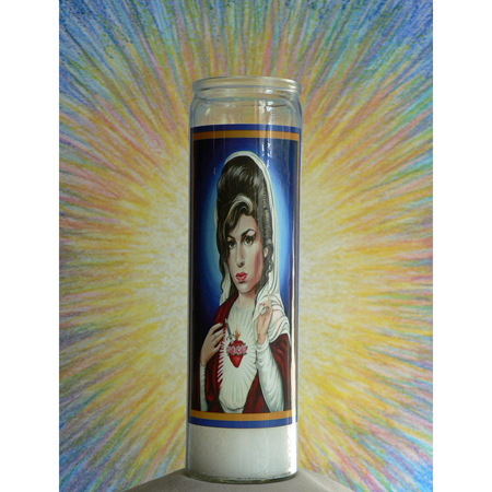 Saint Winehouse Candle