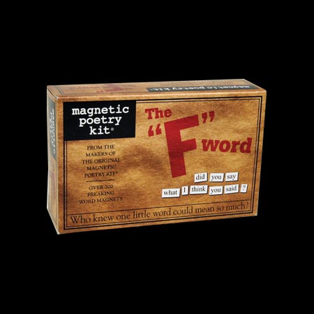 32616 f word magnetic poetry kit