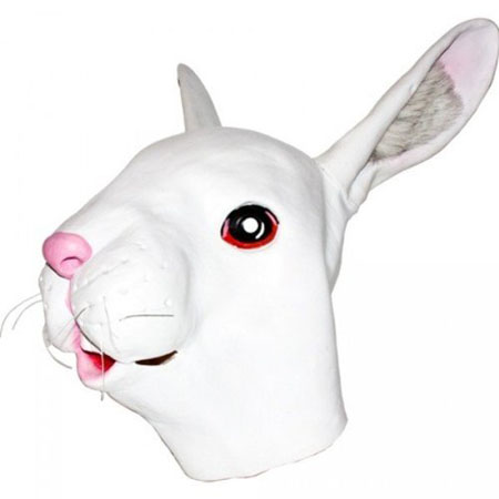 33249 bunny white mask