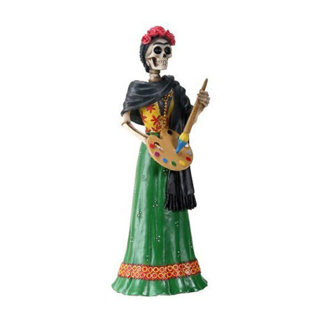 Day Of The Dead Frida Painting Skeleton