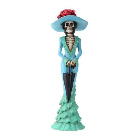 39197 day of the dead parasol lady
