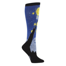 Starry Night Womens Knee Sock