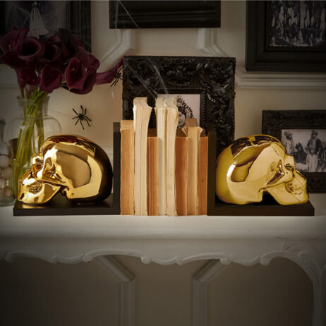 43264 skull bookends