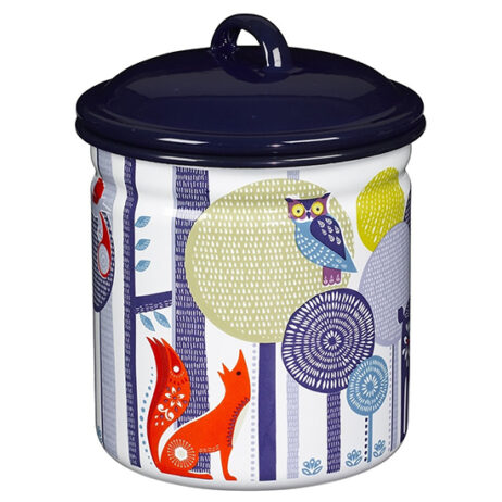 43804 folklore tin storage pot