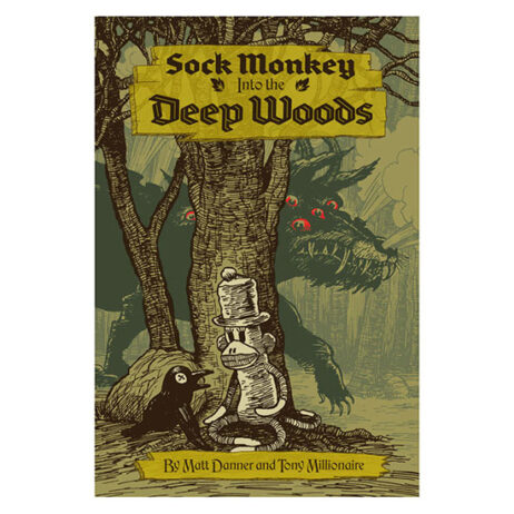 43857 sock monkey into the deep woods