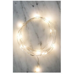 45574 silver wire string lights