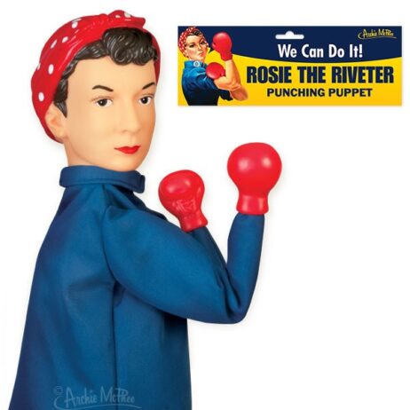 Rosie The Riveter Punching Puppe