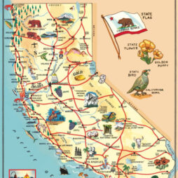 California Map Flat Wrap e1612141985539