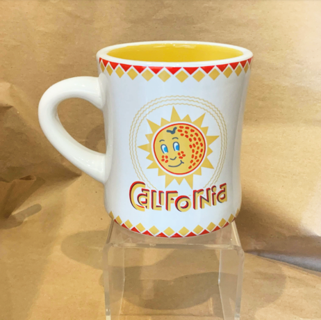 California Retro Sun Map Mug 1 EDIT