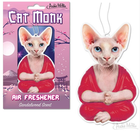 Cat Monk Air Freshener Sandalwood Scent