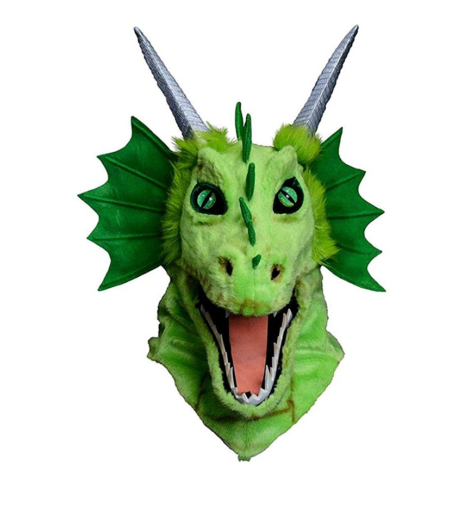 Dragon Green Moving Mouth Mask