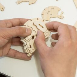 3D Skull Wooden Puzzle