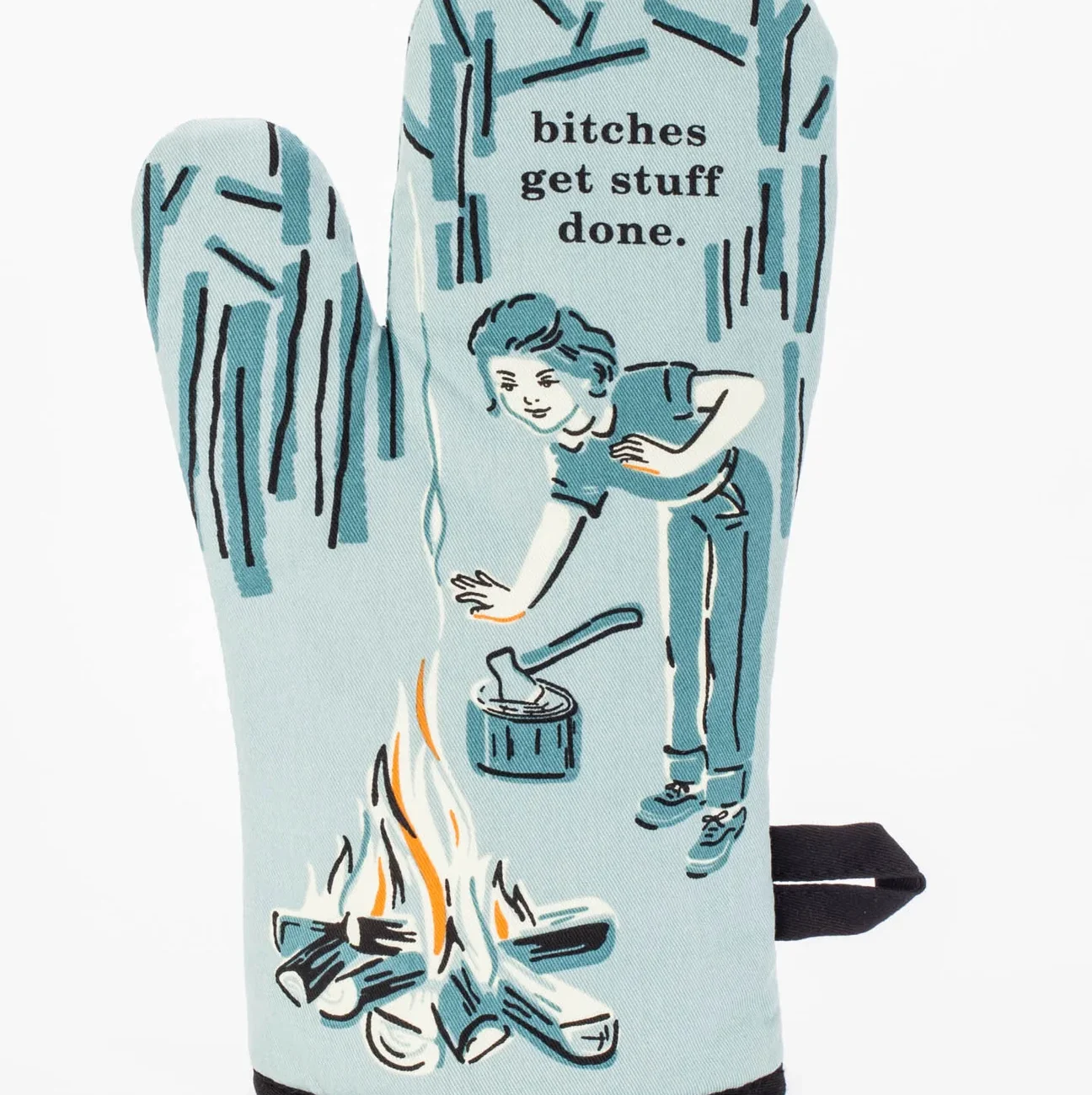 Bitches Get Stuff Done Oven Mitt