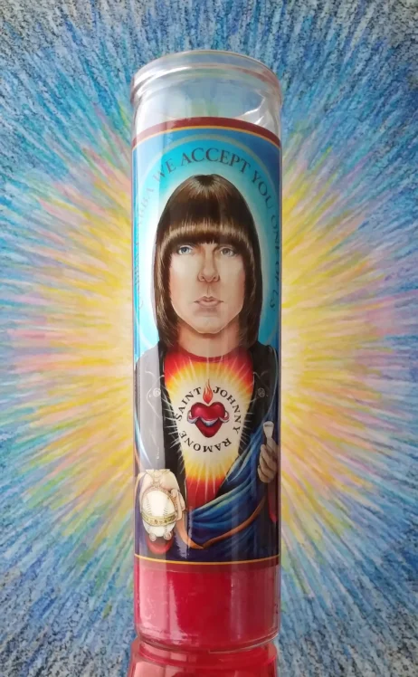 Saint Johnny Ramone Candle