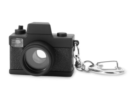 Camera Light-Up Keychain with Shutter Sound