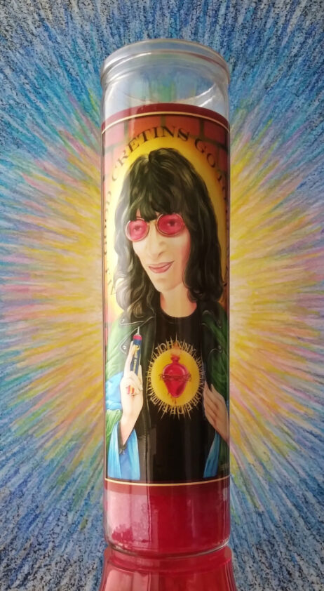Saint Joey Ramone Candle