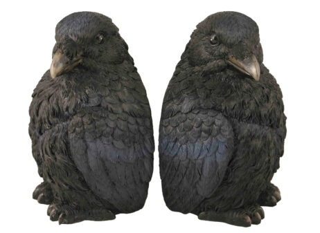Crow Bookend Set