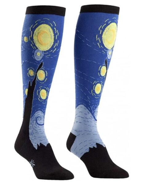 Starry Night Women’s Knee Hi Socks