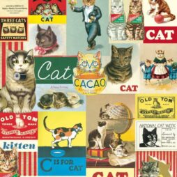 Vintage Cats Flat Wrap e1595389940361