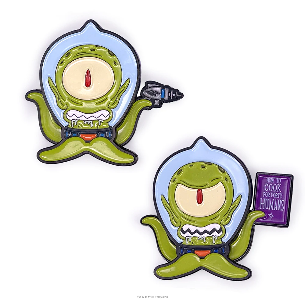 Kang + Kodos Enamel Pin Set – WACKO Los Angeles