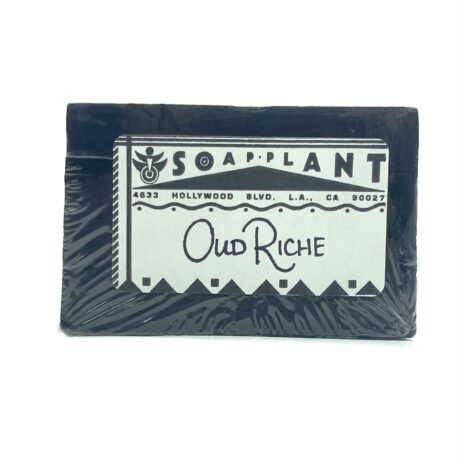 4 oz black Oud Riche soap