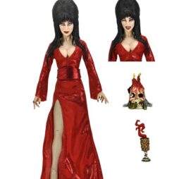 Elvira, Mistress of the Dark Red, Fright + Boo Clothed Figure - Image 3