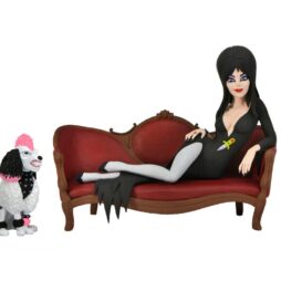 Elvira, Mistress of the Dark on Couch Toony Terror