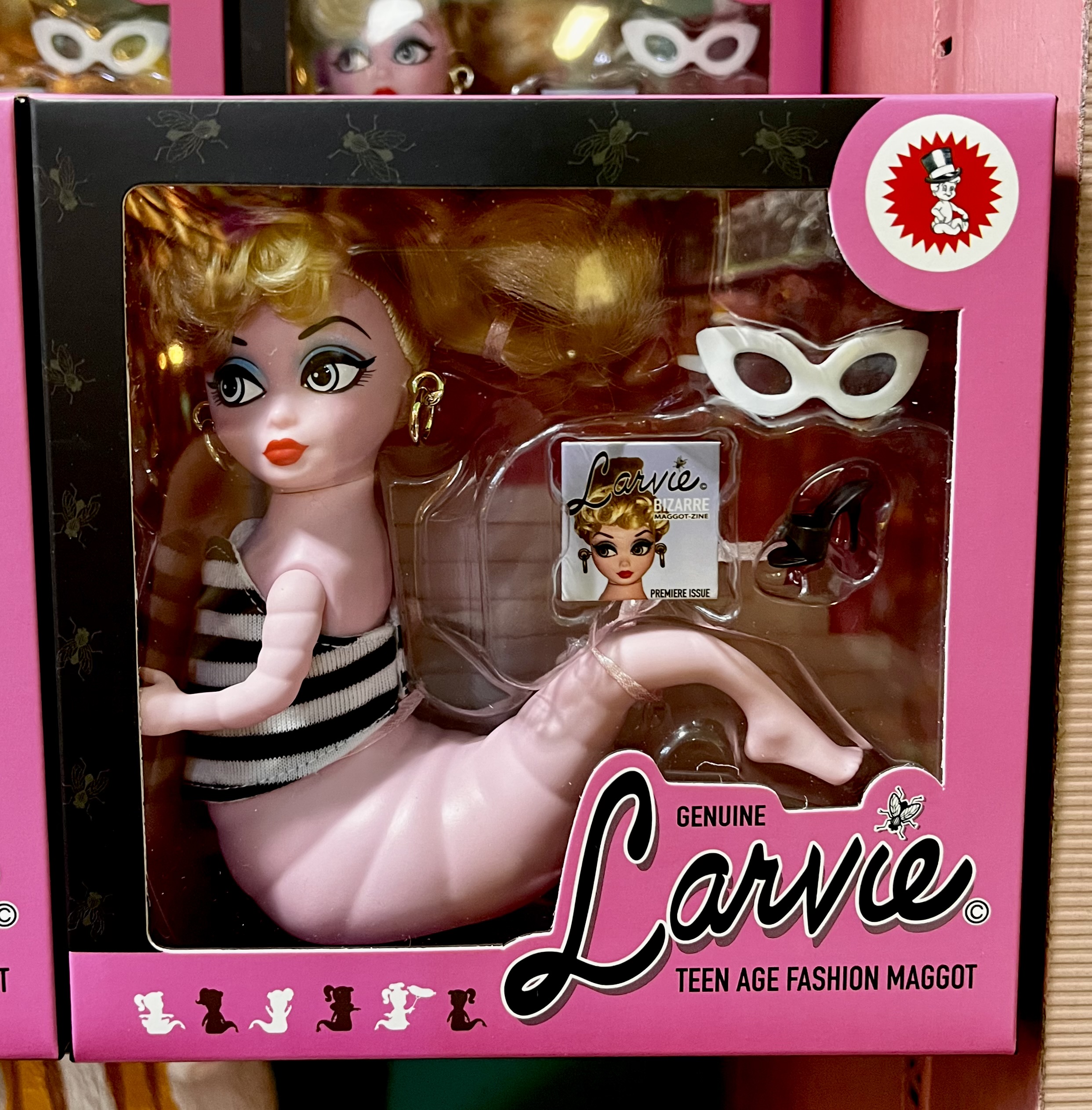Barbie hot sale cartoon larva
