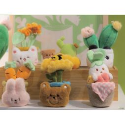 Fluffy Flower Room Plush Keychain Blind Box