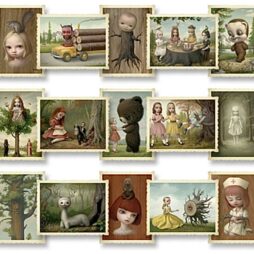 Tree Show Postcards by Mark Ryden