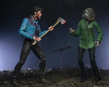 Evil Dead Ultimate Bloody Ash + Cheryl Action Figure Two Pack