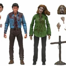 Evil Dead Ultimate Bloody Ash + Cheryl Action Figure Two Pack