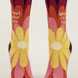 Watch Out. I’ll Fucking Hug You Women's Socks - Image 2