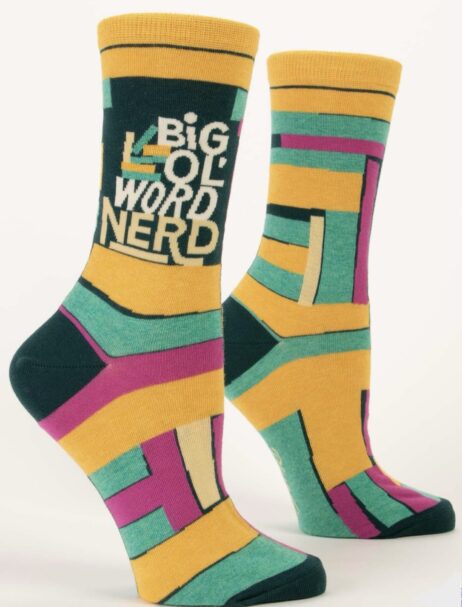 Big Ol’ Word Nerd Women's Socks