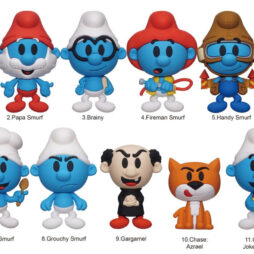 Smurfs 3D Foam Blind Bag Keychain Series 1