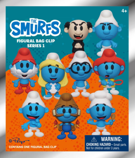 Smurfs 3D Foam Blind Bag Keychain Series 1
