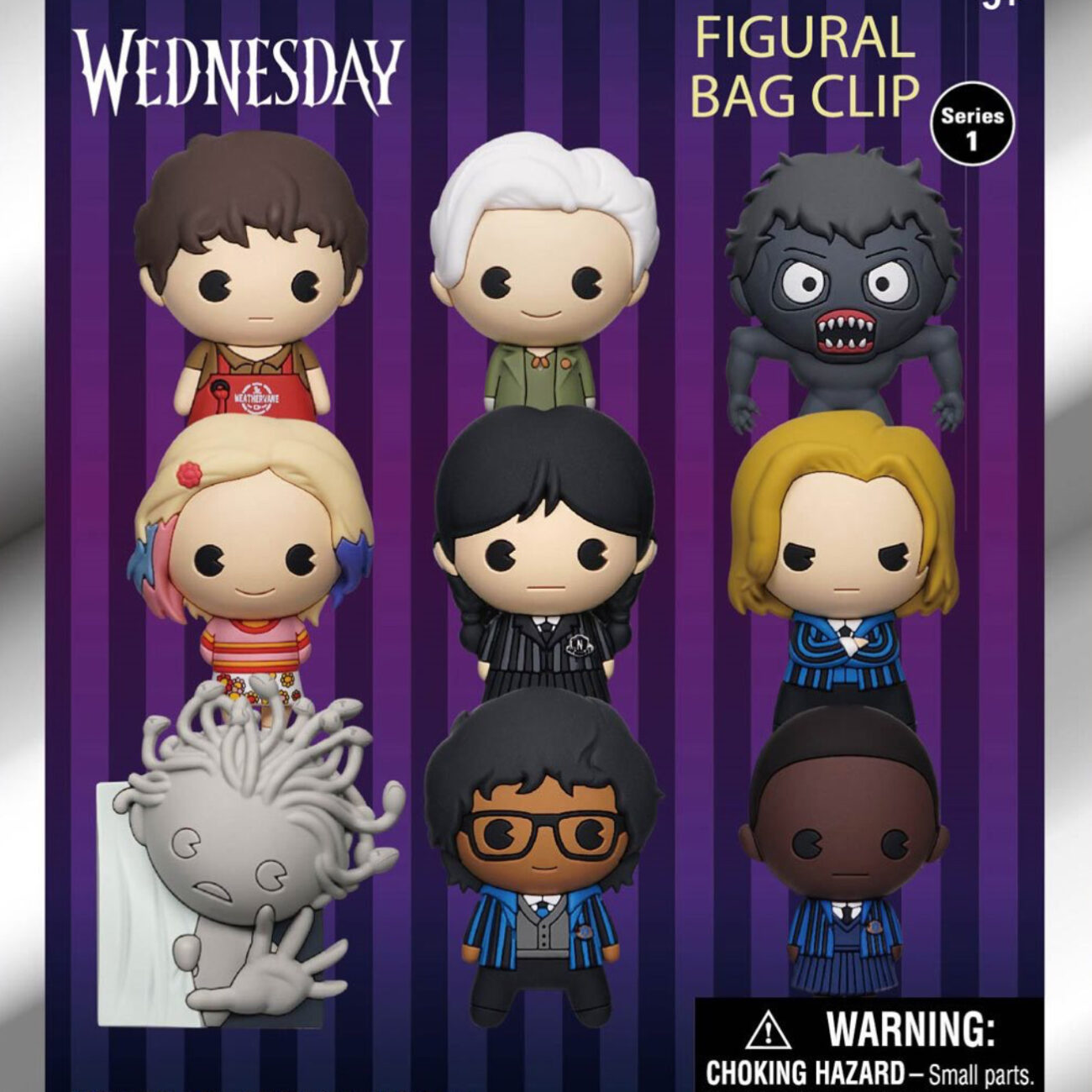 Wednesday 3D Foam Blind Bag Keychain Series 1