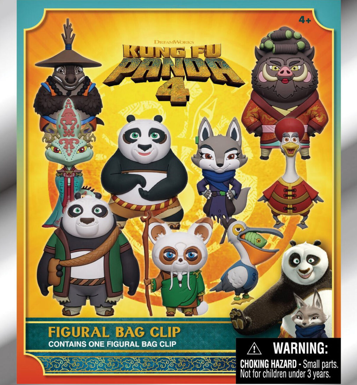 Kung Fu Panda 4 3D Foam Blind Bag Keychain