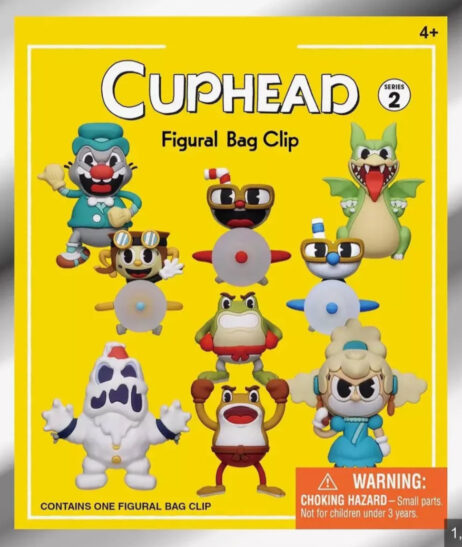 Cuphead 3D Foam Blind Bag Keychain Series 2