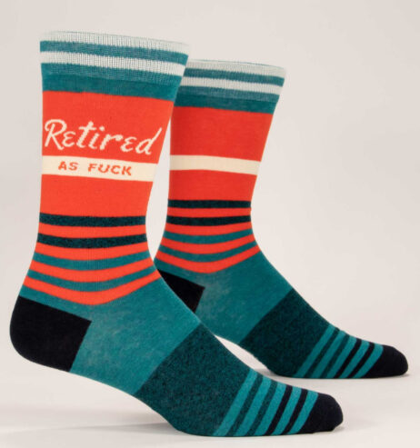 Retired As Fuck Men's Socks