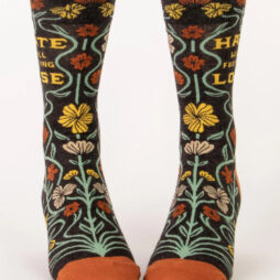Hate Will Lose Men's Socks