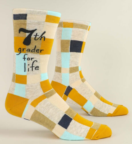 7th Grader For Life Men's Socks