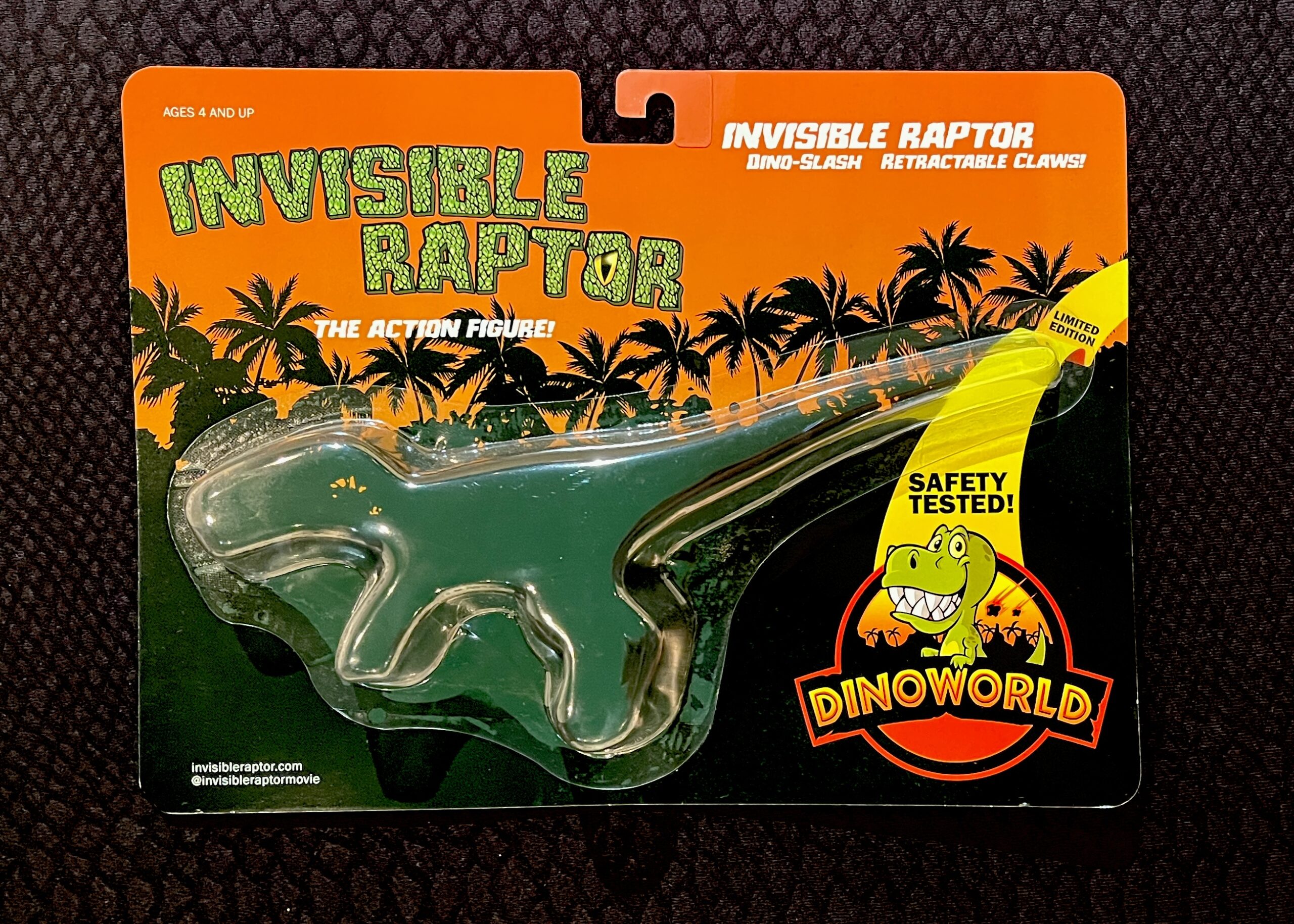 Invisible Raptor Action Figure