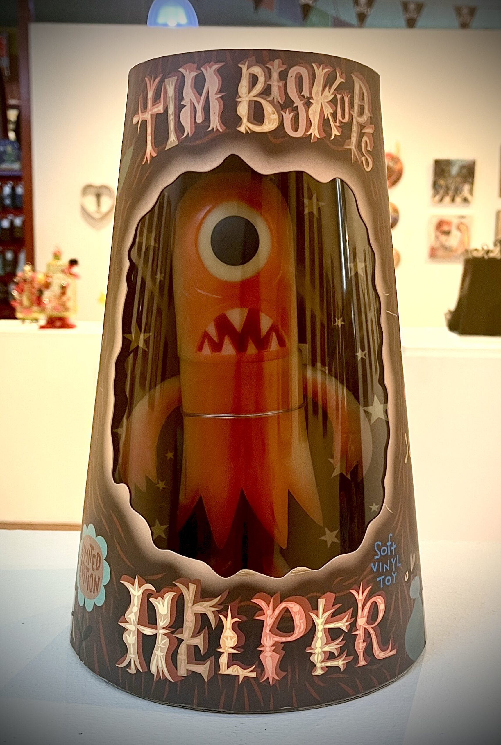 Tim Biskup’s Helper Vinyl Figure Glow-in-the-Dark Edition