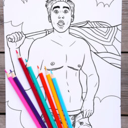 Cheesecake Boys 2: An Adult Coloring Book by Paul Richmond