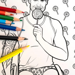 Cheesecake Boys 2: An Adult Coloring Book by Paul Richmond