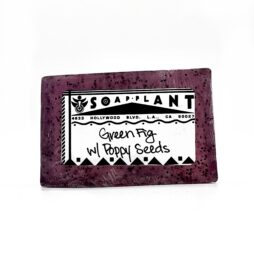 Green Fig Scented Soap with poppy seeds