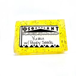 Yuzu soap with poppy seeds