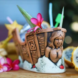 Ship & Siren Boat Tiki Bowl